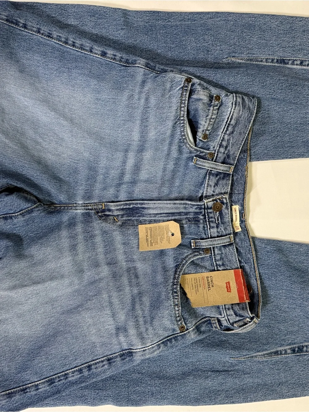 Cinch Barrel Women’s Light Blue Relaxed Denim Jeans